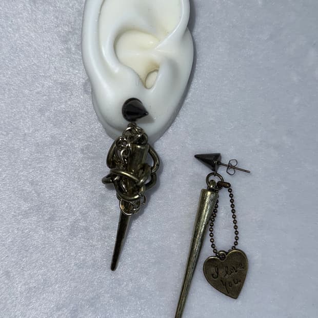 cold hearted earring by PJM