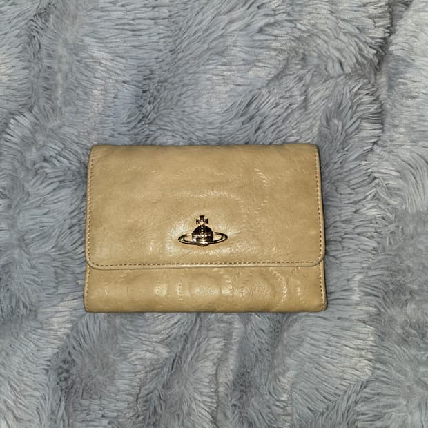 비비안 웨스트우드 빈티지 베이지 지갑