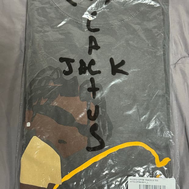 트레비스 스캇 로데오 10주년 CPFM 트랙 8 티셔츠 L