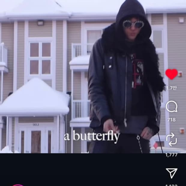 생로랑 everything now 후드티s 카이엔젤 착용