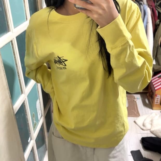 스투시 롱슬리브 s