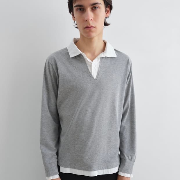 [S,M]기마구아스 LUIS 폴로 티셔츠/그레이