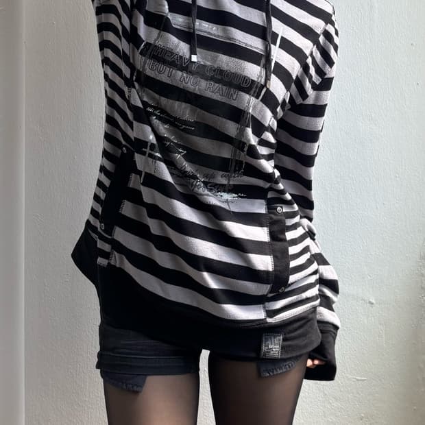 Vintage Stripe Hood