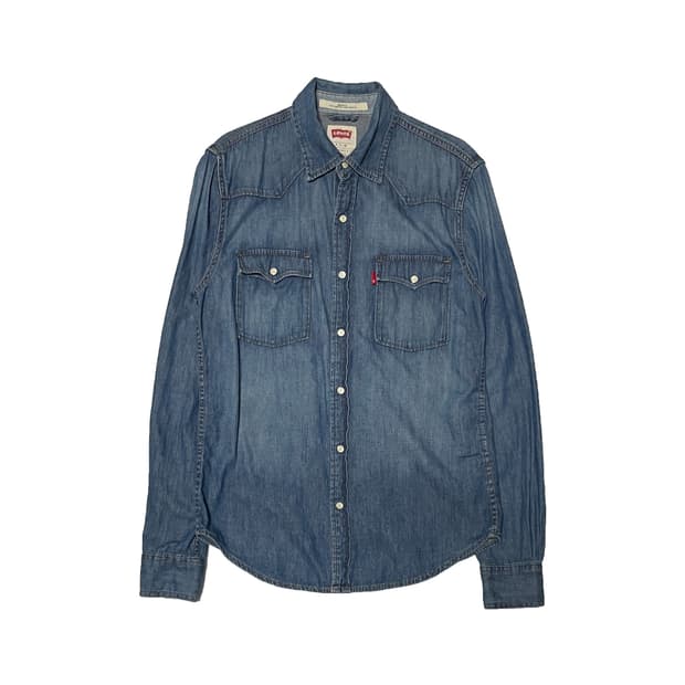 리바이스 블랭크탭 웨턴 데님 셔츠