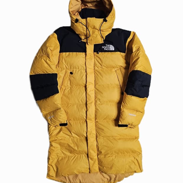 노스페이스 윈드스토퍼 구스 다운 롱패딩 90