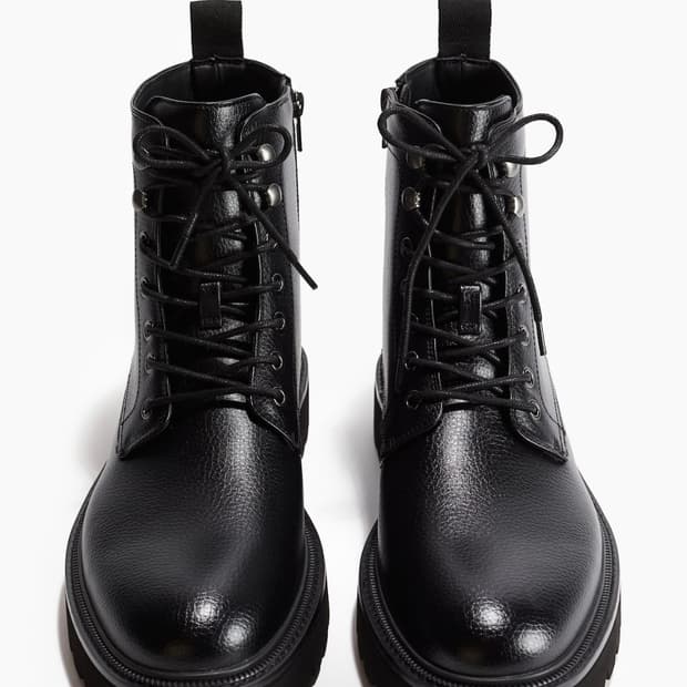 레이스업 부츠