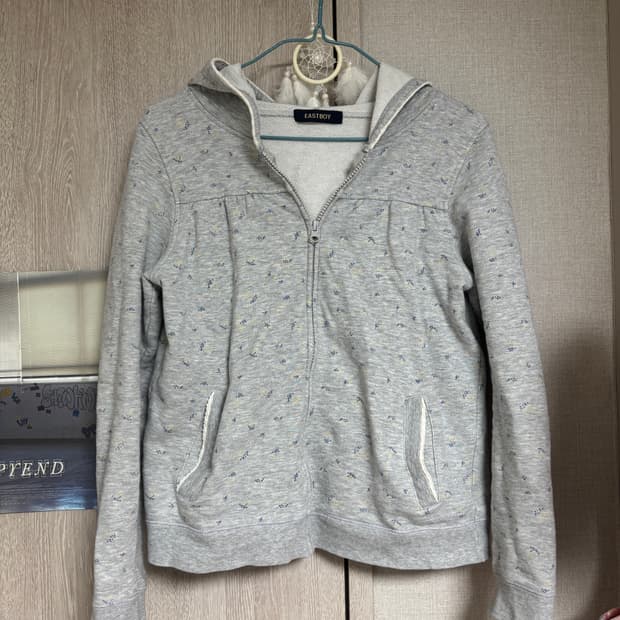 EASTBOY 이스트보이 빈티지 모리걸 잔꽃 후드집업