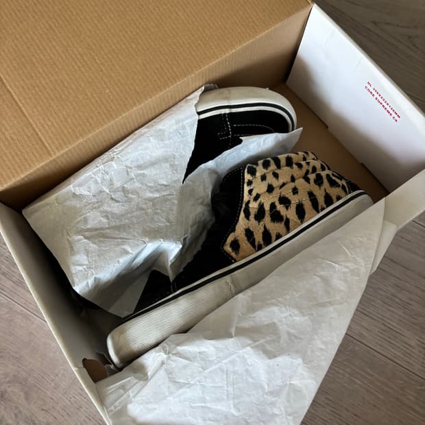 [275] 슈프림 반스 레오파드 치타벨벳