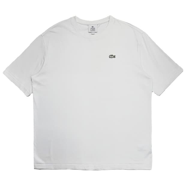 LACOSTE LIVE 반팔 티 화이트 M