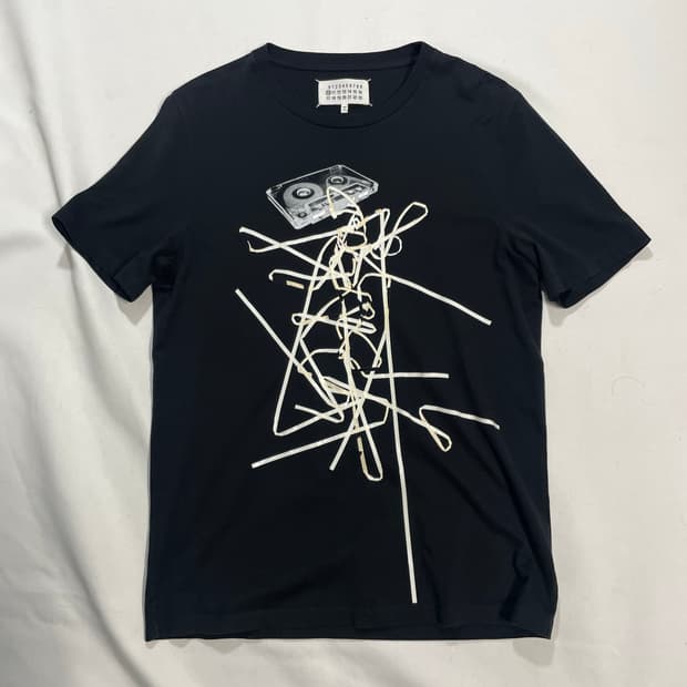 마르지엘라 16ss 카세트테잎 티셔츠