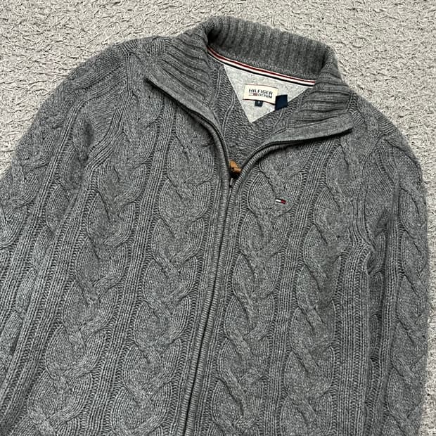 [95] 타미힐피거데님 니트집업