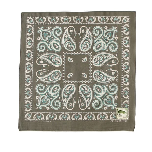 캐피탈 페이즐리 반다나 스카프