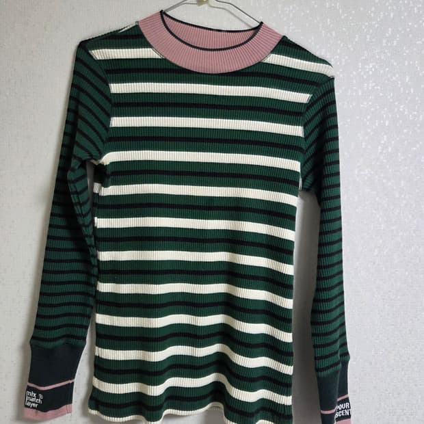 시스템 니트티셔츠 