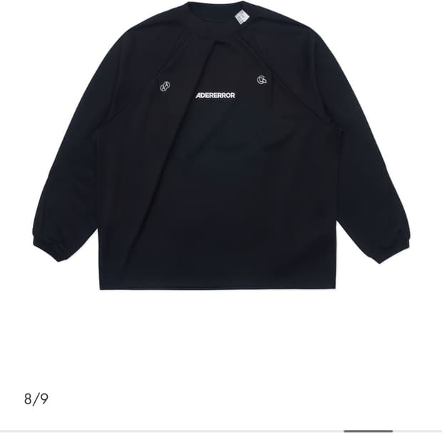 아더에러 siz 맨투맨 m