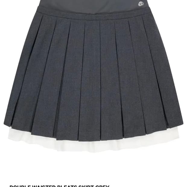 코이세이오 더블웨이스트 스커트 그레이 1사이즈 구해요!