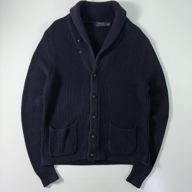 Polo 폴로 랄프로렌 신형 코튼 스웨터 숄카라 가디건