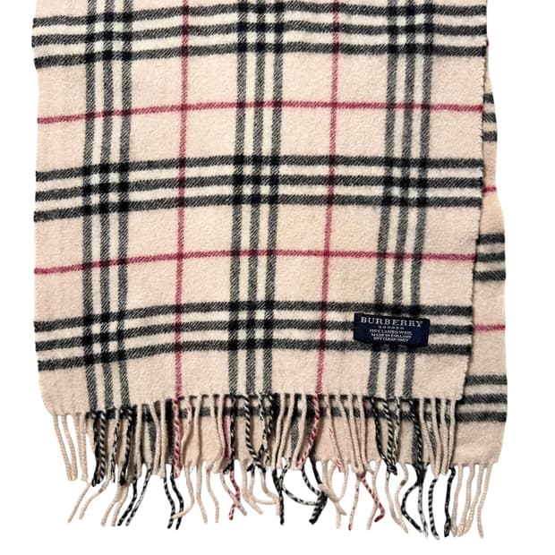 버버리 램스울 노바체크 머플러 목도리