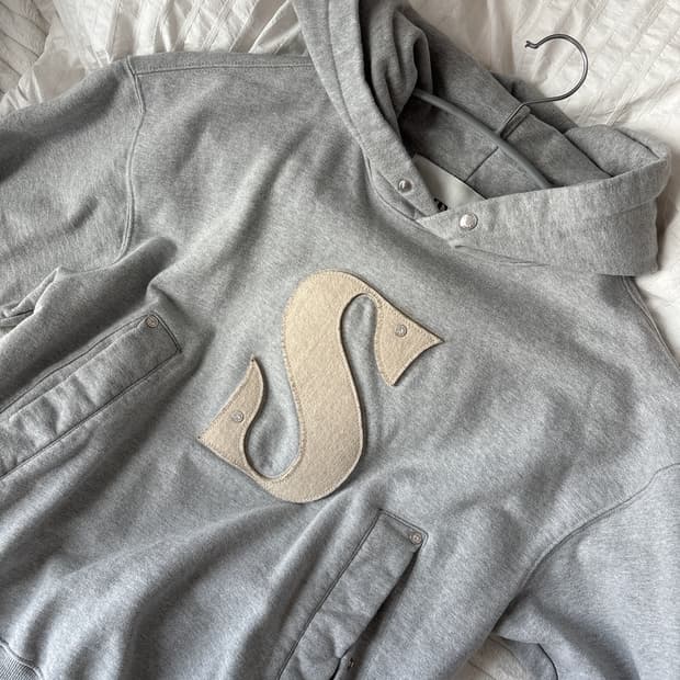 세터 후드티 그레이 s