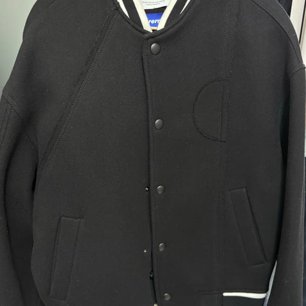 자라x아더에러 자더에러 울 블렌드 봄버 블랙 xs-s