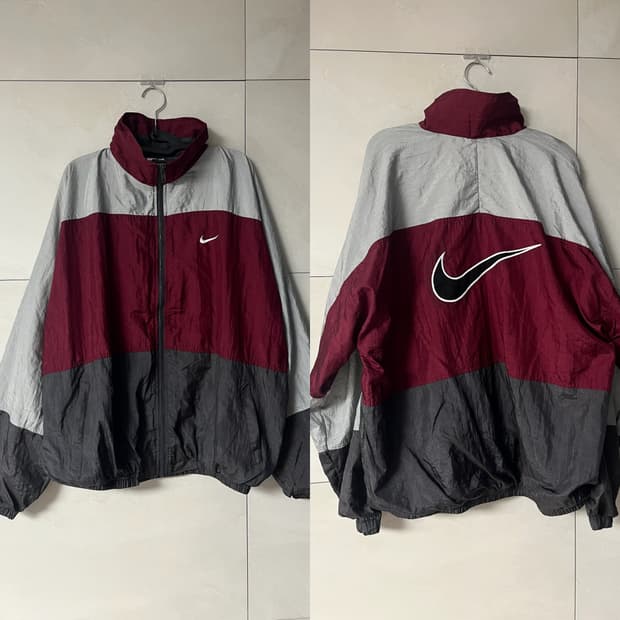 [XL] 00s 나이키 빅스우시 올드스쿨 대장 바람막이