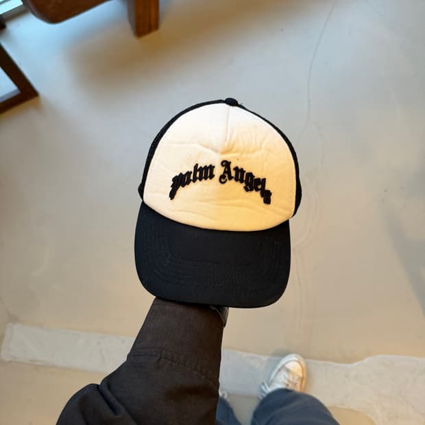 팜 엔젤스 커브드 로고 매쉬 캡