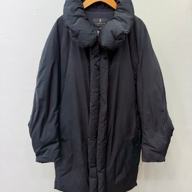 정품) LANVIN 랑방 한섬 블랙 구스패딩 82