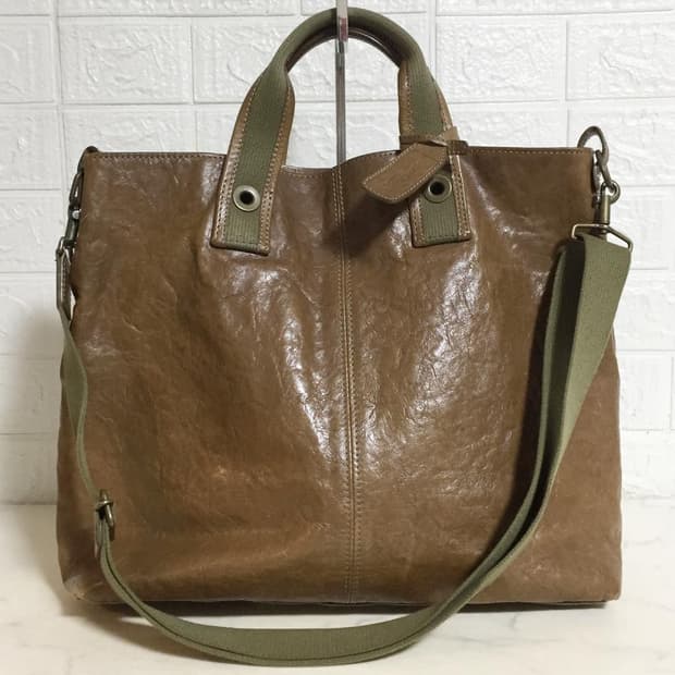 보데산 최고급 소가죽 빈티지가공 토트백 포터 스타일