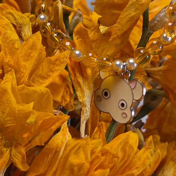 [핸드메이드] 캐릭터 팬던트 비즈팔찌