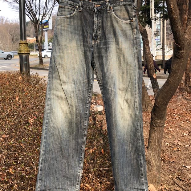 랭글러(Wrangler)  스트라이프  데님팬츠 (L)