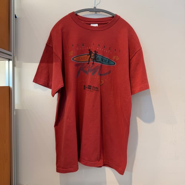 Heart and Sole Running promo T-shirts L