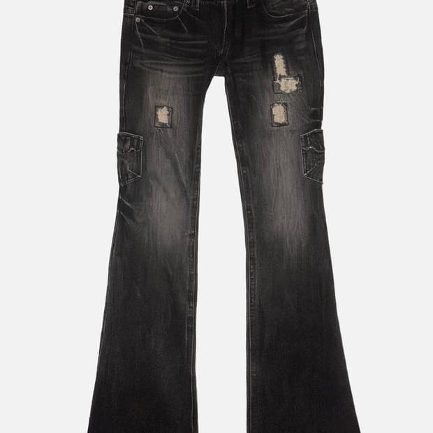 에이시넥틱스 바지 aesynctx SCAR BOOT CUT PANTS