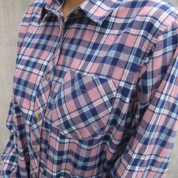 E hyphen world gallery 체크 셔츠 