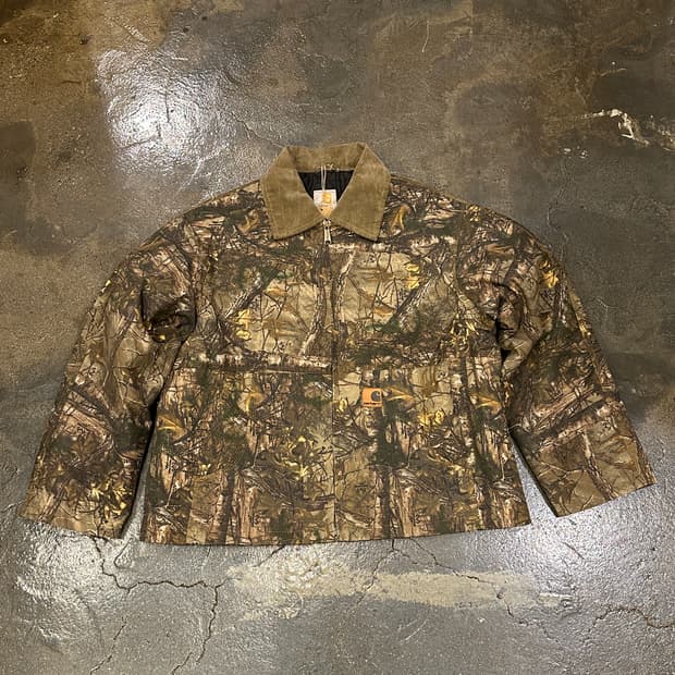 칼하트 리얼트리 카모 자켓 L