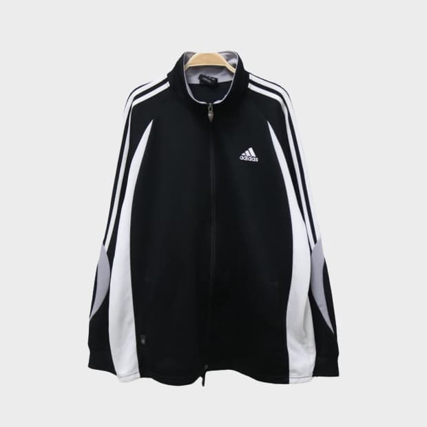 아디다스 삼선 배색 져지 63398