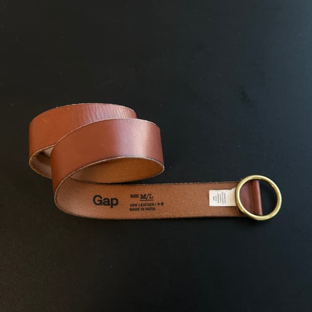 gap cow leather belt