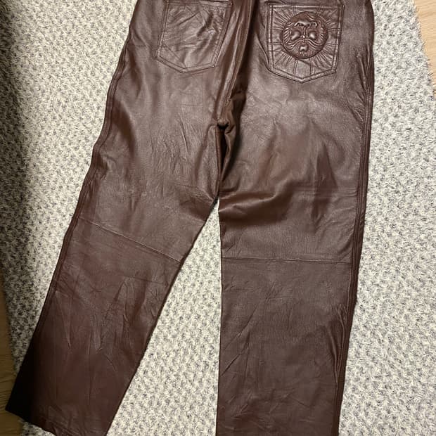 레더 팬츠 가죽 바지