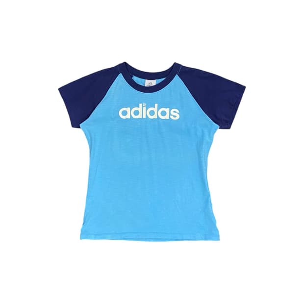 Adidas 큐빅 디테일 레글런 반팔 티셔츠