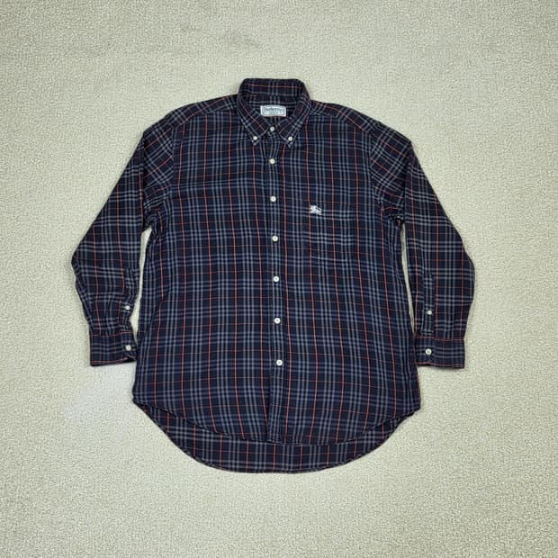 [버버리] 빈티지 체크 코튼 긴팔 셔츠 | S00115