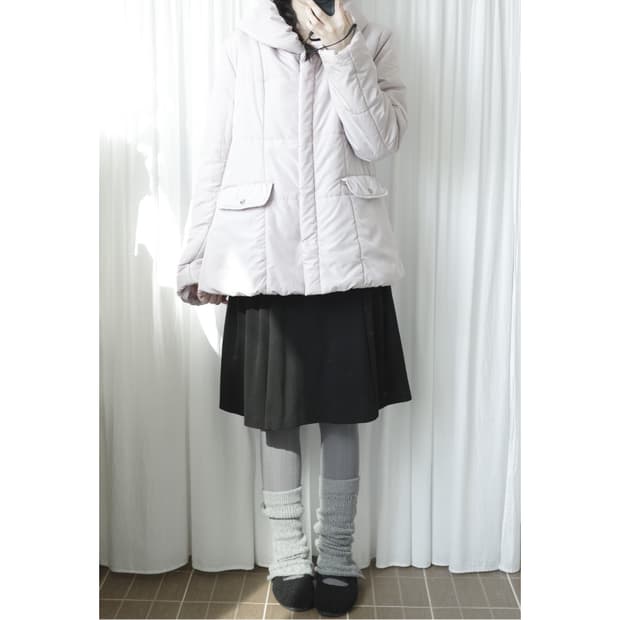 Theoria light lavender padded jacket