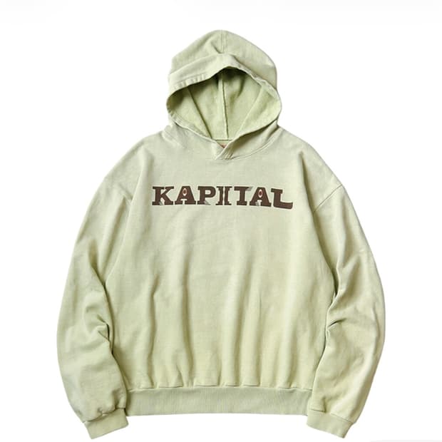 Kapital 캐피탈 플리스 후드 스웨트셔츠 스피크이지 4사이즈