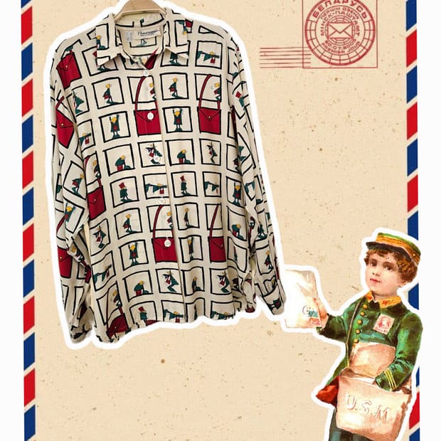 Italy Postman 블라우스