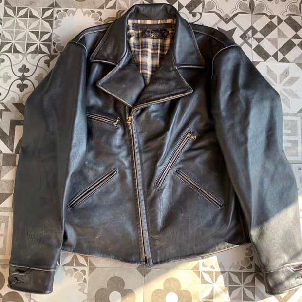 [S] RRL lawson 로손 레더 자켓