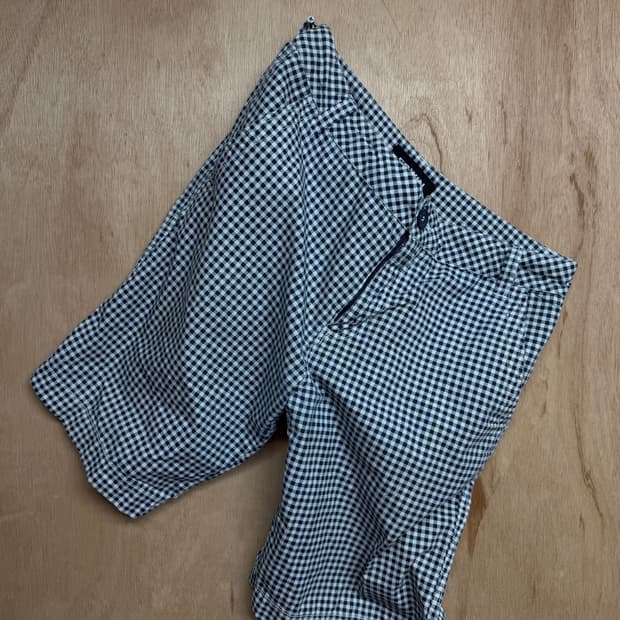 에드윈 체크 하프팬츠