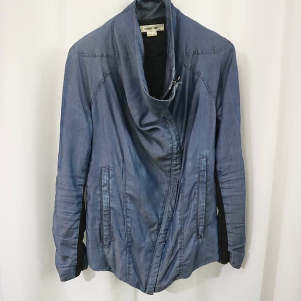 Helmut Lang tencel biker jacekt