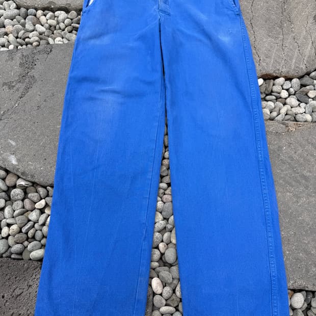 FADED WASHED BLUE 1980s ERGOS 프렌치워크팬츠