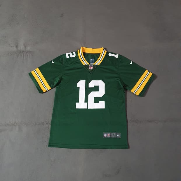 나이키 NFL 그린베이파커스 애런로저스 풋볼 져지 S
