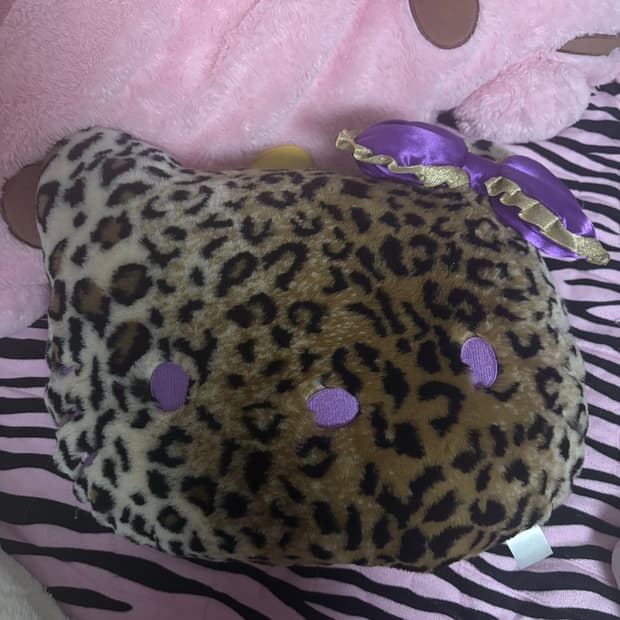 갸루 레오파드 키티 쿠션 오네갸루 갸루 방꾸