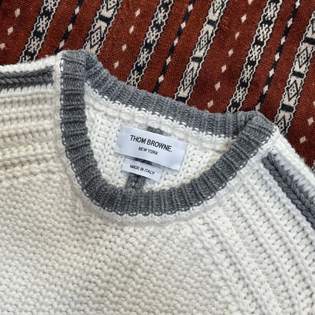 톰브라운 남성 니트 3사이즈 