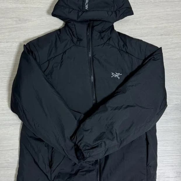 아크테릭스 아톰 헤비웨이트 후디 블랙 xl