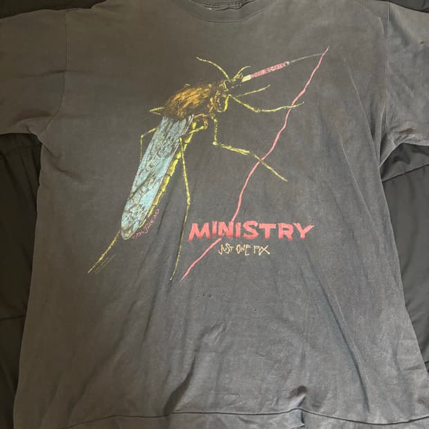 90s 미니스트리 빈티지 밴드티